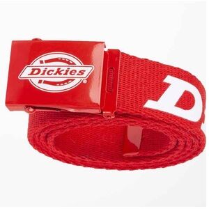 Dickies Red Logo Belt Web